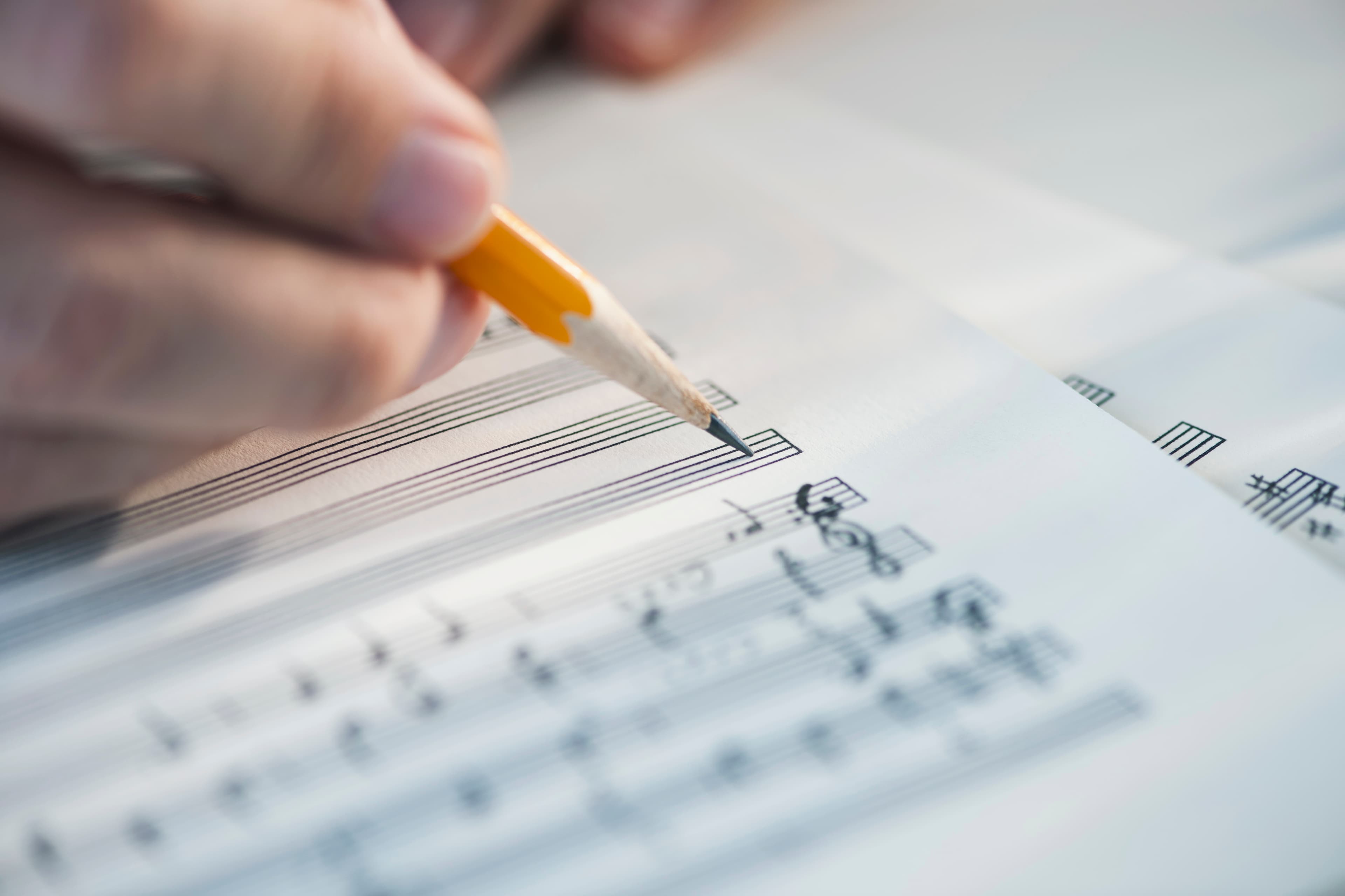 Sheet music and composition tools